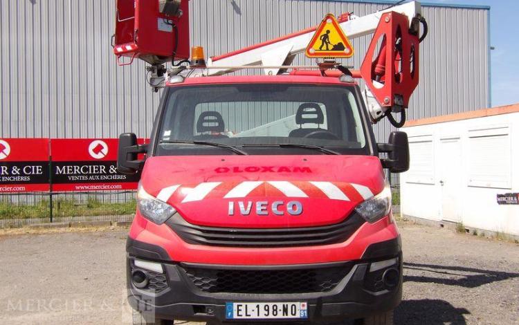MULTITEL DAILY AVEC NACELLE MULTITEL MX170 16M – DIESEL – 2124 HEURES – 41260 KMS ROUGE EL-198-NQ