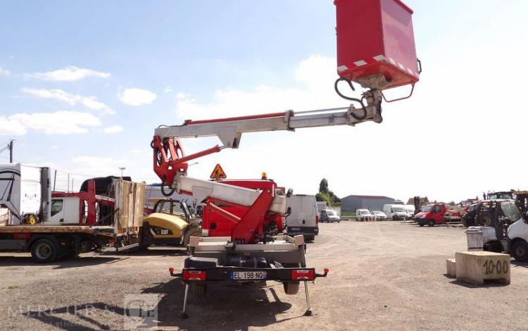 MULTITEL DAILY AVEC NACELLE MULTITEL MX170 16M – DIESEL – 2124 HEURES – 41260 KMS ROUGE EL-198-NQ