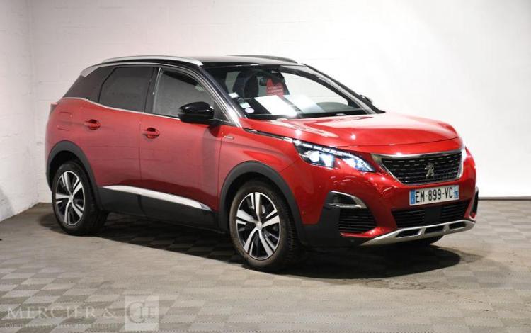 PEUGEOT 3008 1,2 PURETECH 130 GT LINE START/STOP ROUGE EM-899-VC