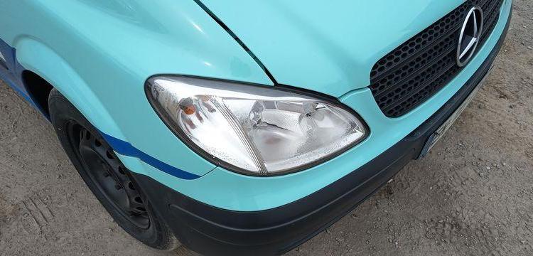 MERCEDES VITO 113 CDI  2,1 CDI 16V 109CV EQUIPE CURAGE – DIESEL – KILOMETRAGE NON GARANTI BLANC/BLEU EN-113-CH