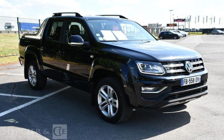 VOLKSWAGEN AMAROK DBLE CAB 3,0 TDI 258CH HIGHLINE BVA NOIR FB-558-DV
