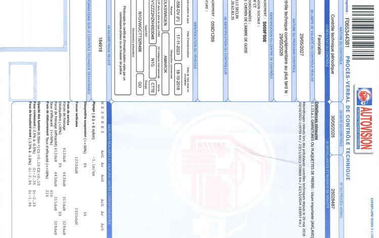 VOLKSWAGEN AMAROK DBLE CAB 3,0 TDI 258CH HIGHLINE BVA NOIR FB-558-DV