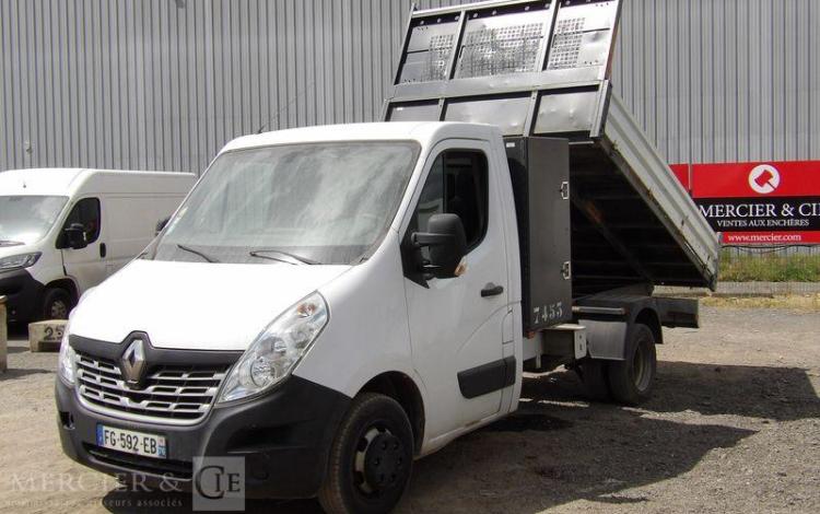 RENAULT MASTER BENNE 2.3 BLUEDCI 130 35 L3 RJ COFFRE BLANC FG-592-EB