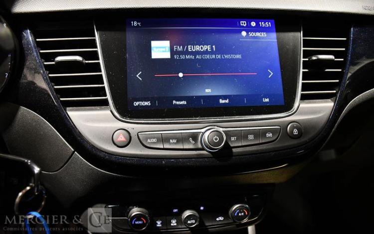 OPEL CROSSLAND X 1,2 TURBO 110CH DESIGN TT NOIR FH-430-KW