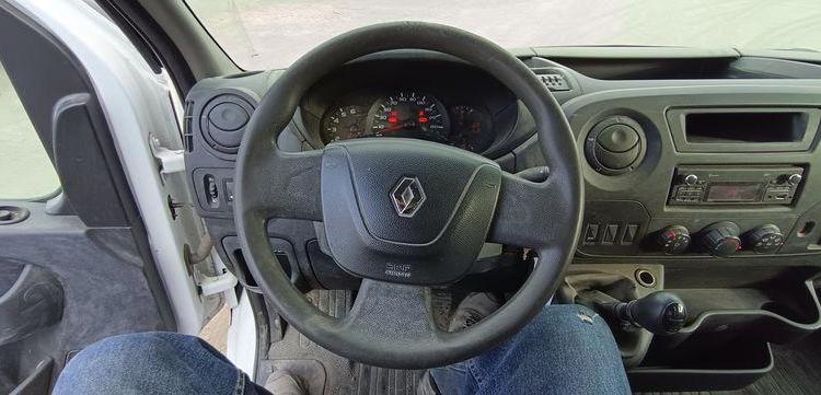 RENAULT MASTER 3 2,3D 16V ENERGY 130 CV BENNE AVEC COFFRE ACIER DIESEL – 107585 KMS BLANC FH-777-CB