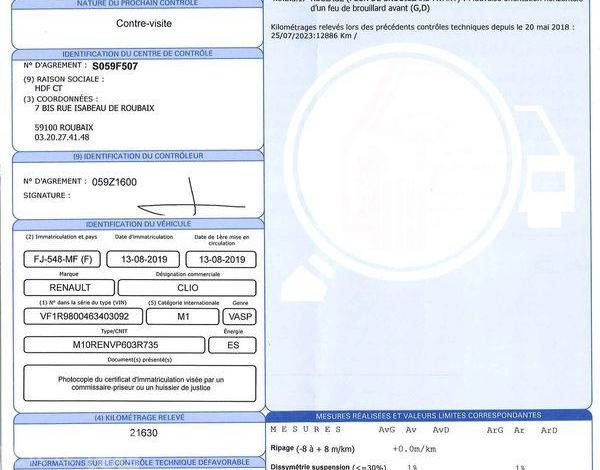 RENAULT CLIO STE REVERSIBLE BUSINESS TCE 90 BLANC FJ-548-MF