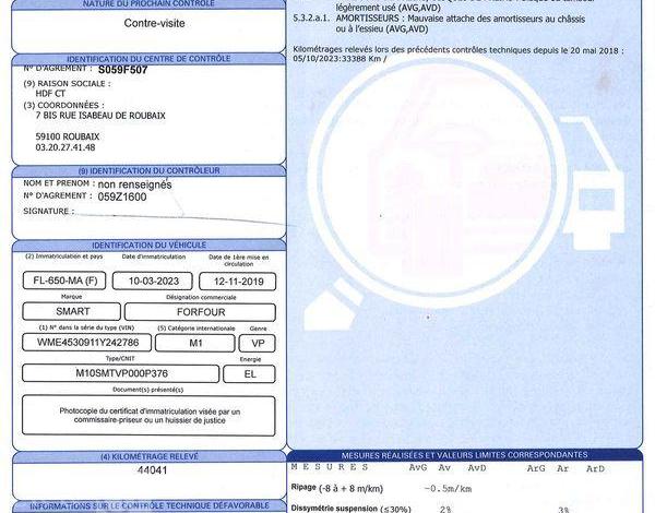 SMART FORFOUR 82CH PASSION GRIS FL-650-MA