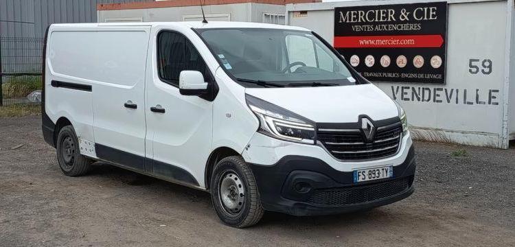 RENAULT TRAFIC3 PHASE 2 L2H1 1300 20,DCI 16V 120 CV – DIESEL – 153901 KMS – ANNEE 2020 BLANC FS-893-TY