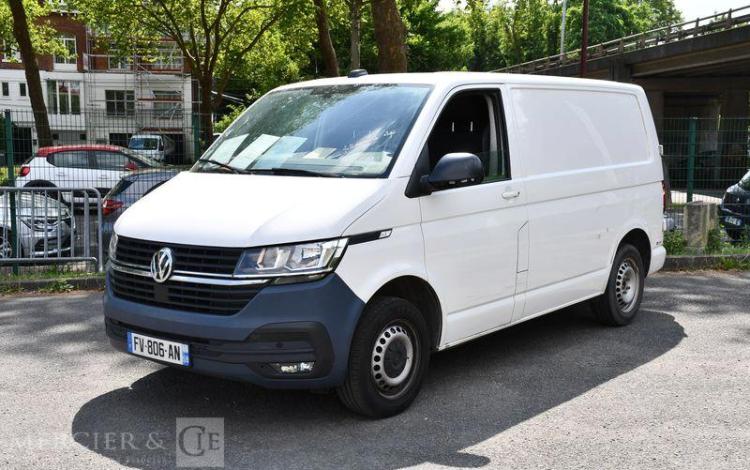 VOLKSWAGEN TRANSPORTEUR T6 L1H1 2.0 TDI 110 BUSINESS LINE BLANC FV-806-AN