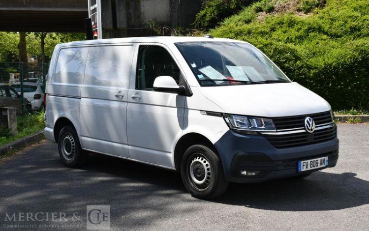 VOLKSWAGEN TRANSPORTEUR T6 L1H1 2.0 TDI 110 BUSINESS LINE BLANC FV-806-AN