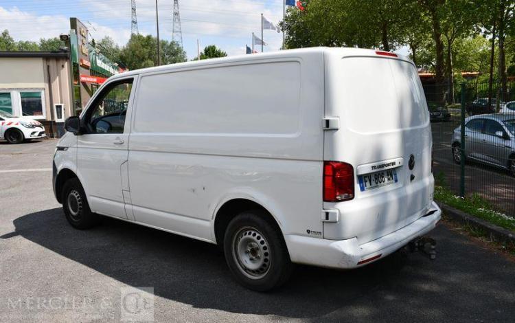 VOLKSWAGEN TRANSPORTEUR T6 L1H1 2.0 TDI 110 BUSINESS LINE BLANC FV-806-AN