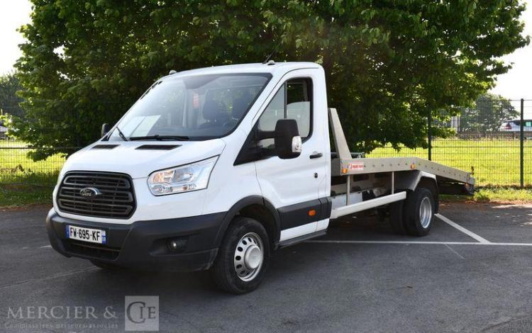 FORD TRANSIT DEPANNEUSE DIESEL – PTAC : 3,5 TONNES- 65551 KMS – ANNEE 2021 BLANC FW-695-KF
