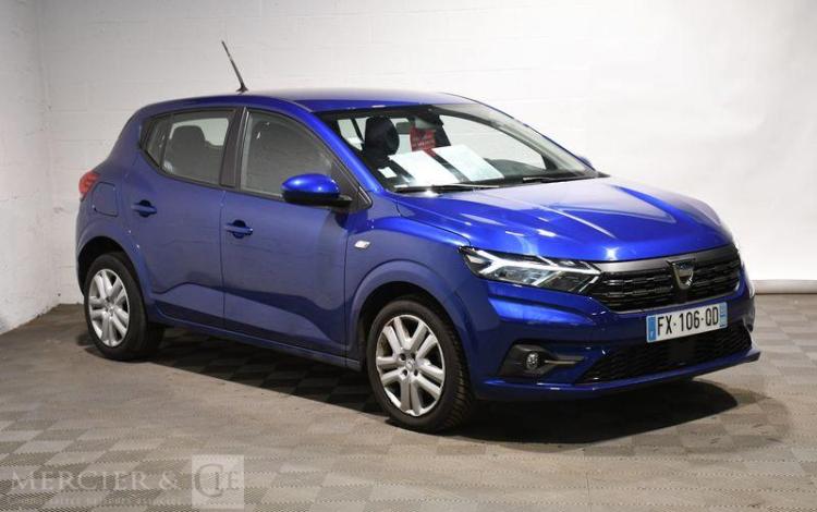 DACIA SANDERO CONFORT 1.0 SCE 65 BLEU FX-106-QD