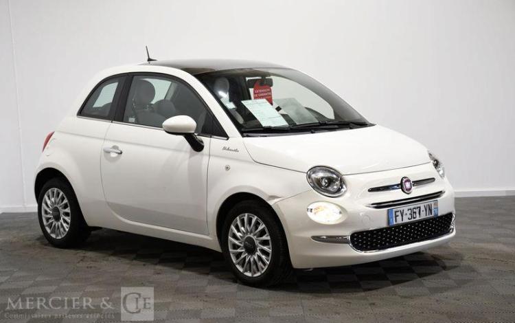 FIAT 500 1,0 70CH HYBRID BSG DOLCE VITA BLANC FY-367-YN
