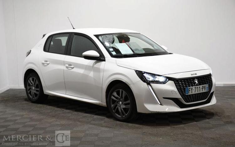 PEUGEOT 208 ACTIVE BUSINESS BLUEHDI100 BLANC FY-711-PV