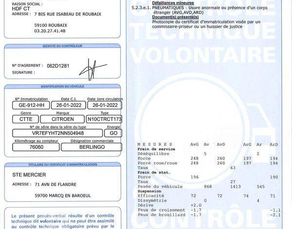 CITROEN BERLINGO VAN FOURGON M BLANC GE-912-HH