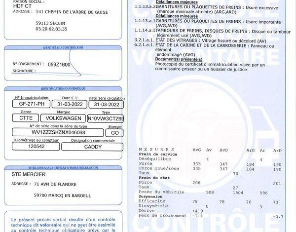 VOLKSWAGEN CADDY 2,0 TDI CARGO BUSINESS LINE BLANC GF-271-PH
