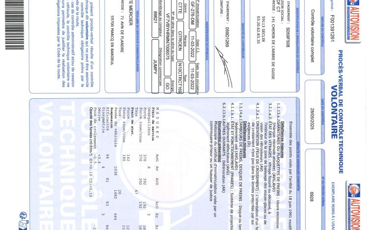 CITROEN JUMPY FOURGON M BLUEDHI 100 S&S BLANC GF-276-DM