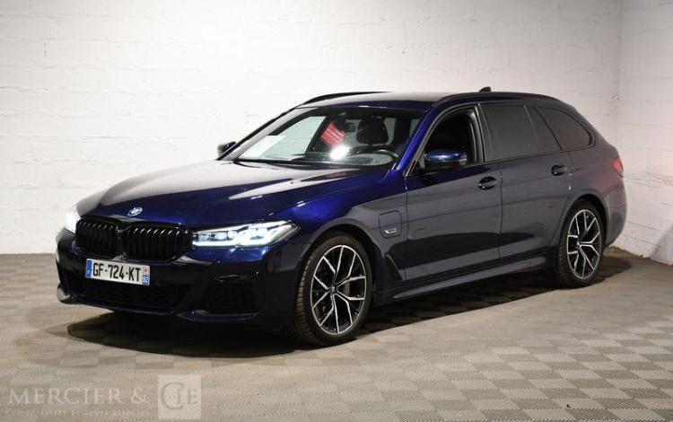 BMW SERIE 5 TOURING 2.0 520 E 204H 165 PHEV M-SPORT BVA BLEU GF-724-KT