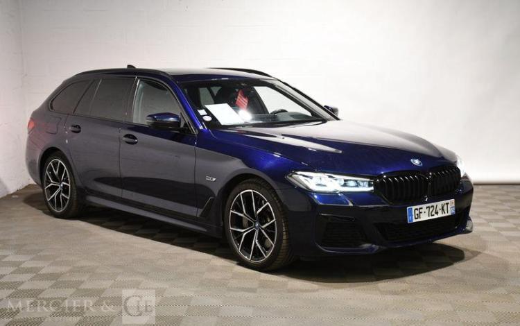 BMW SERIE 5 TOURING 2.0 520 E 204H 165 PHEV M-SPORT BVA BLEU GF-724-KT