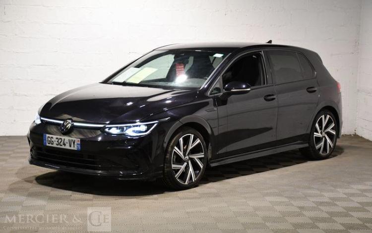 VOLKSWAGEN GOLF 8 1.5 E-TSI 150 MHEV HYBRID R-LINE DSG NOIR GG-324-VY