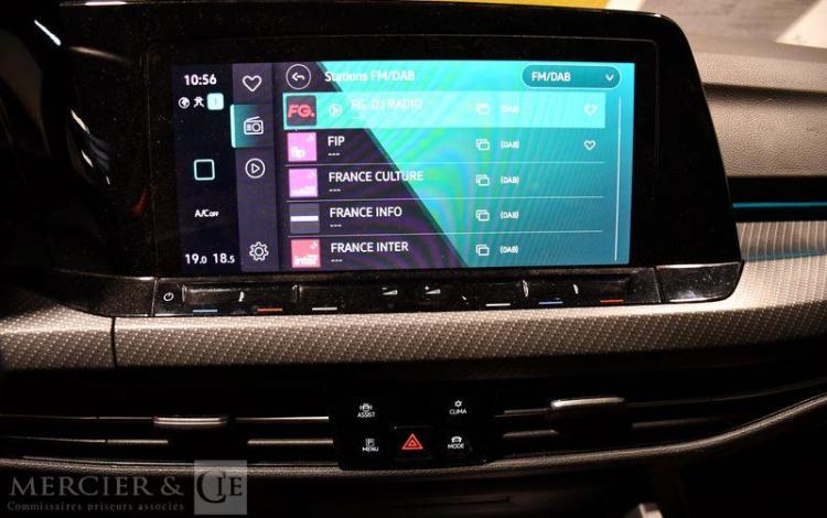 VOLKSWAGEN GOLF 8 1.5 E-TSI 150 MHEV HYBRID R-LINE DSG NOIR GG-324-VY
