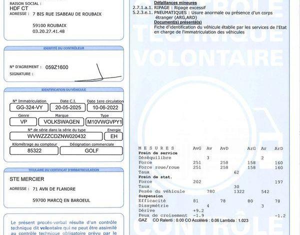 VOLKSWAGEN GOLF 8 1.5 E-TSI 150 MHEV HYBRID R-LINE DSG NOIR GG-324-VY