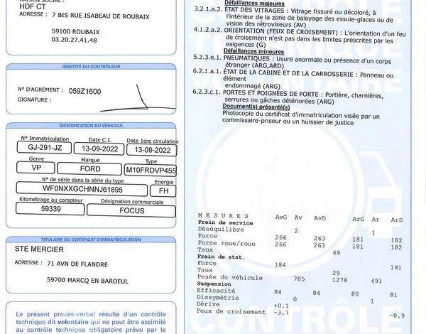 FORD FOCUS STE F125 HST STYL GRIS GJ-291-JZ
