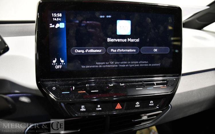 VOLKSWAGEN ID-3 ELECTRIC 205 95PPM 58KWH PRO BVA GRIS GL-367-GY