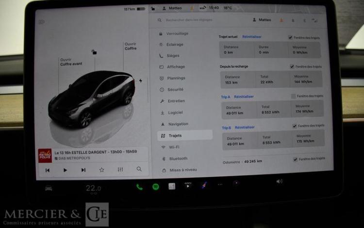 TESLA MODEL Y BLANC GN-290-WV