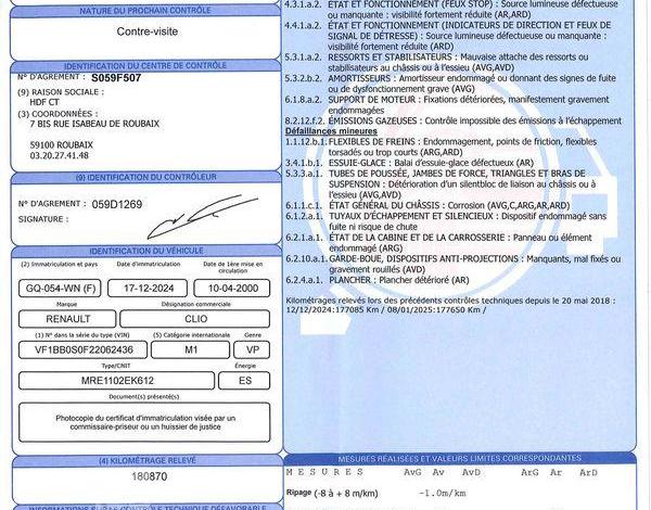 RENAULT CLIO 1,4 75 RXE GRIS GQ-054-WN