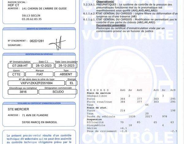 FIAT E-SCUDO 75KWH 6,1 LONG BUSINESS BLANC GT-268-HT