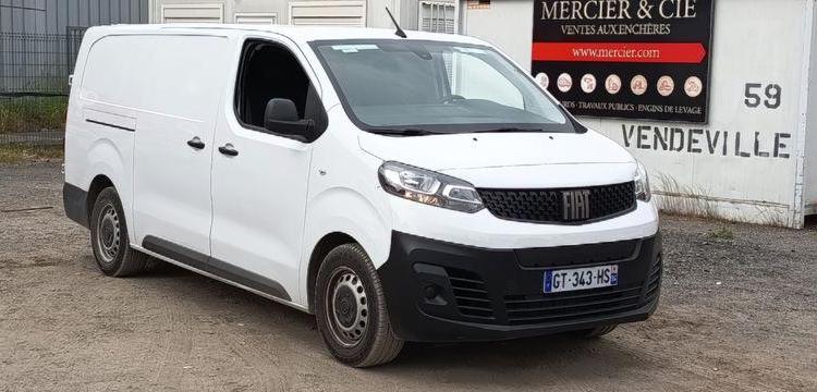FIAT e-SCUDO 75KWH 6,1 LONG BUSINESS – ELECTRIQUE 7647 KMS – ANNEE 2023 BLANC GT-343-HS