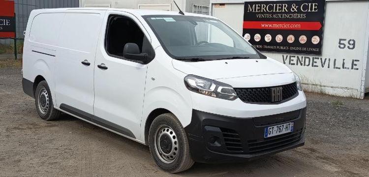 FIAT e-SCUDO 75 KWH 6,1 LONG BUSINESS ELECTRIQUE 11797 KMS – ANNEE 2023 BLANC GT-767-HT