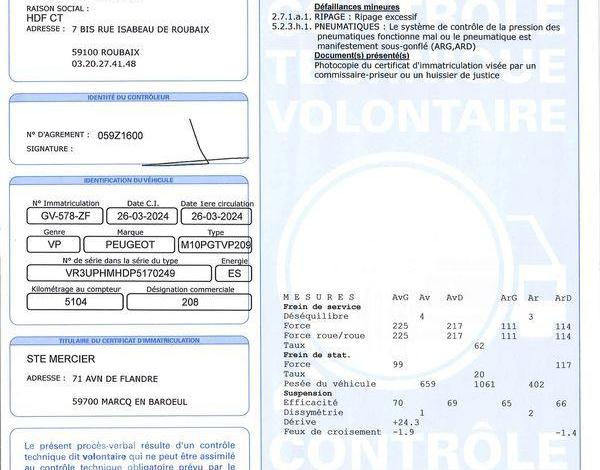 PEUGEOT 208 ACTIVE PURE TECH  GV-578-ZF