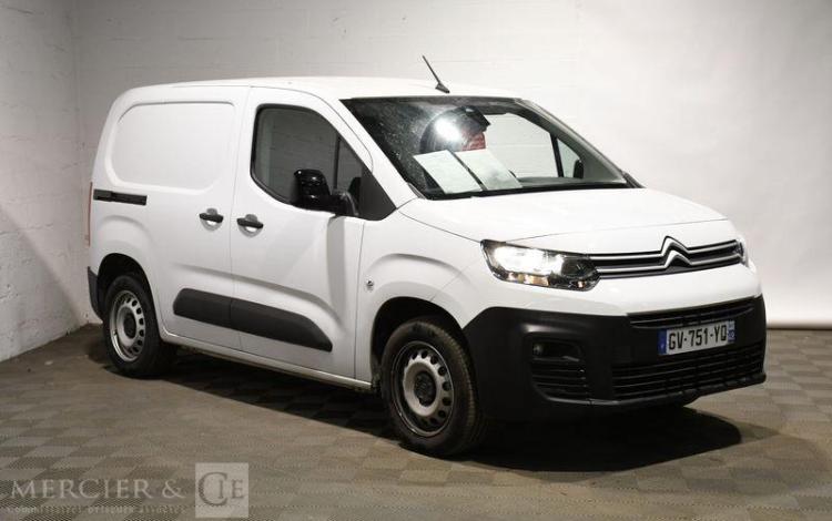 CITROEN BERLINGO FOURGON 1.5 BLUEHDI 100 650KG M L1 BLANC GV-751-YQ