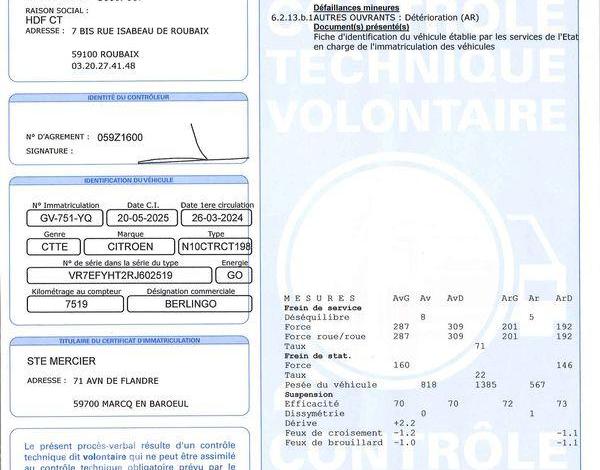 CITROEN BERLINGO FOURGON 1.5 BLUEHDI 100 650KG M L1 BLANC GV-751-YQ