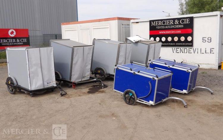 4 CHASSIS NOIR + 4 CAISSES + 2 BOX  VLOVE100