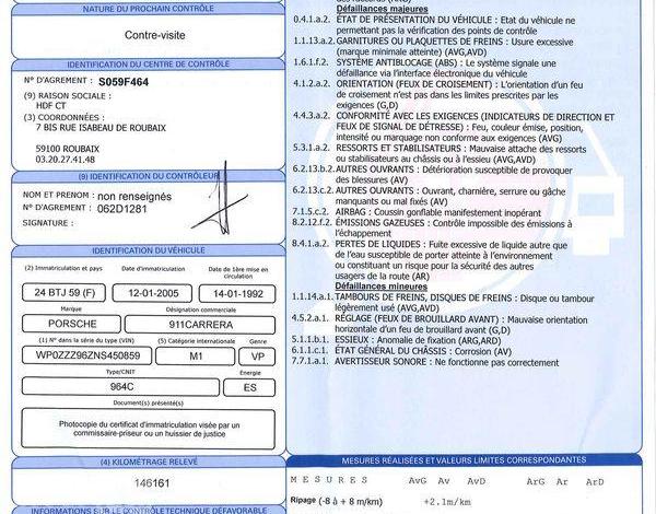 PORSCHE 911 TYPE 964 CABRIOLET 3,6 250 CARRERA 4 GRIS 24BTJ59