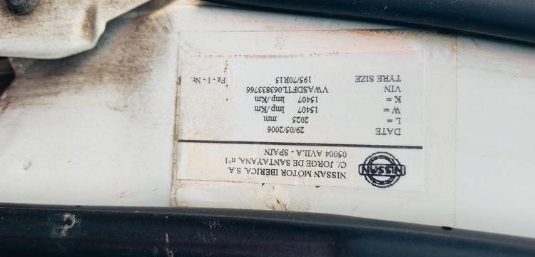 NISSAN CABSTAR-E 2,8T3,0TD 106CV AVEC NACELLE MULTITEL 160 ALU DS – 18 METRES – DIESEL BLANC 846CJF59