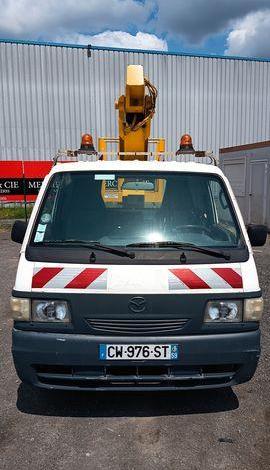 MAZDA MAZDA E 2200 AVEC NACELLE MULTITEL 145 ALU – 16 METRES – DIESEL – 3139 HEURES BLANC CW-976-ST