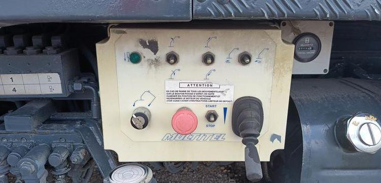MAZDA MAZDA E 2200 AVEC NACELLE MULTITEL 145 ALU – 16 METRES – DIESEL – 3139 HEURES BLANC CW-976-ST