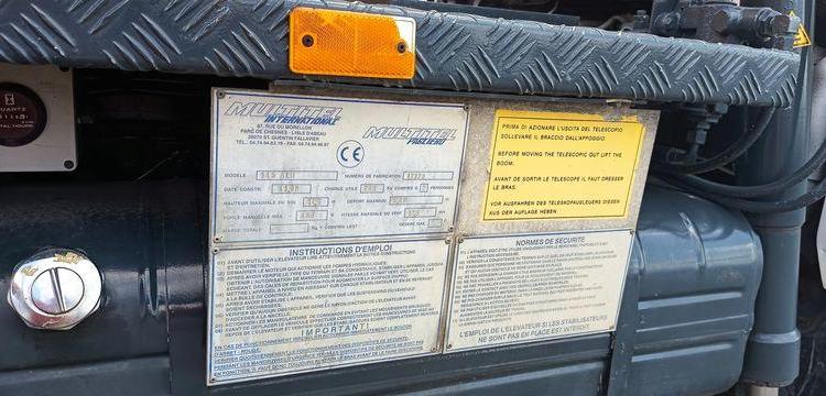 MAZDA MAZDA E 2200 AVEC NACELLE MULTITEL 145 ALU – 16 METRES – DIESEL – 3139 HEURES BLANC CW-976-ST