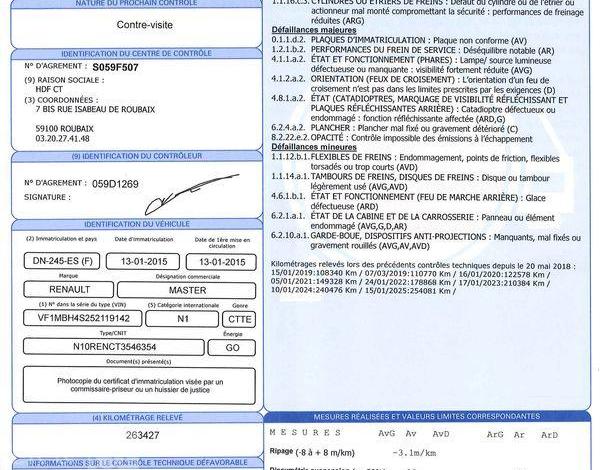 RENAULT MASTER CDB F3500 L3 DCI 125CH BLANC DN-245-ES