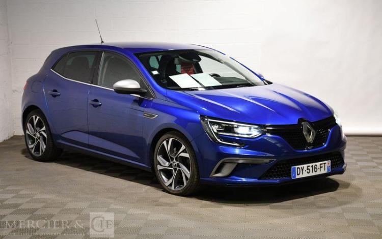 RENAULT MEGANE GT ENERGY TCE 205 EDC BLEU DY-516-FT