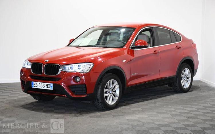 BMW X4 2.0 D 190 LOUNGE PLUS XDRIVE BVA ROUGE EB-653-NX