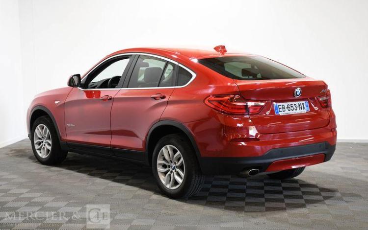 BMW X4 2.0 D 190 LOUNGE PLUS XDRIVE BVA ROUGE EB-653-NX