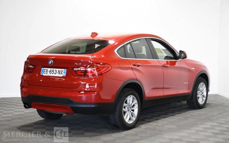 BMW X4 2.0 D 190 LOUNGE PLUS XDRIVE BVA ROUGE EB-653-NX
