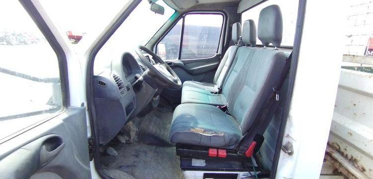 MERCEDES SPRINTER 411 CDI 2,2 D CHASSIS CABINE LONG 109 CV AVEC BENNE – 227626 KMS BLANC EH-179-BD