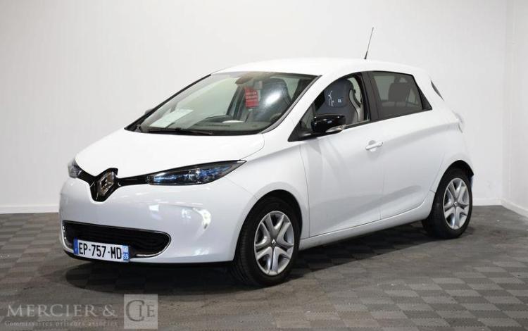 RENAULT ZOE R90 40KWH ACHAT-INTEGRAL CHARGE-NORMALE ZEN BLANC EP-757-MD